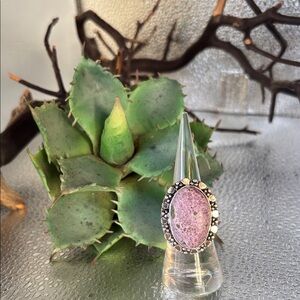 Size 7 1/4 purpleliteJasper ring so pretty  cool Ring